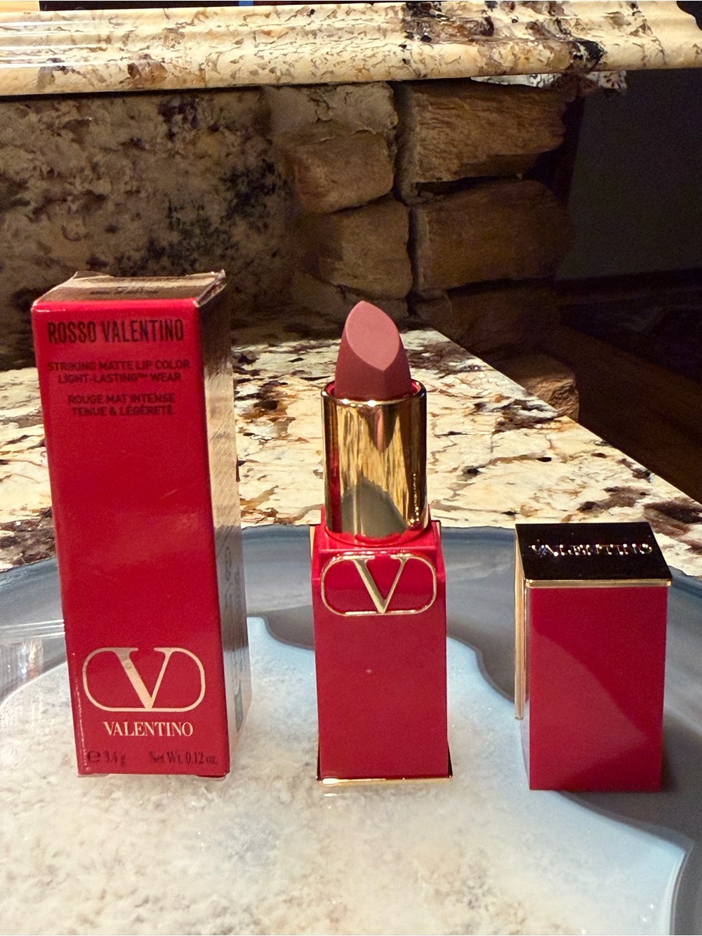Valentino Rosso Valentino Matte Lipstick 151R Nude in Motion